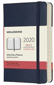 Agenda 2020 Journalier Poche Bleu Saphir Rigide