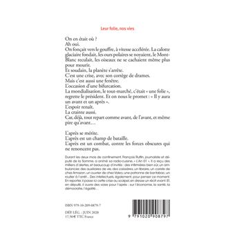 Leur folie, nos vies