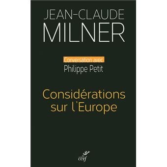 Considérations sur l'Europe