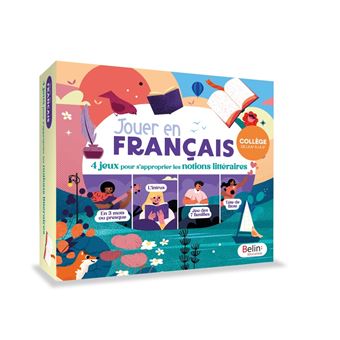 Jouer en français - 4 jeux pour s'approprier les notions littéraires