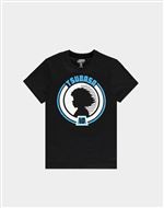 T-shirt homme badge Captain Tsubasa noir taille M