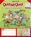 Calendrier de la famille Max et Lili 2022-2023
