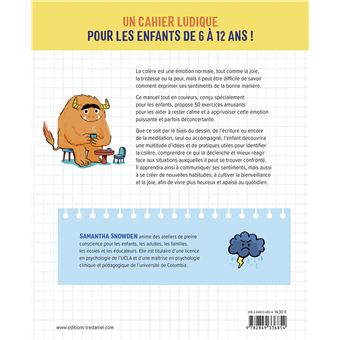 Apprivoiser sa colère - Cahier d'activités pour les enfants