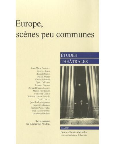 Europe, scènes peu connues