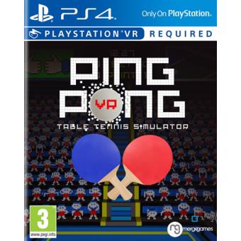 Ping Pong Table Tennis Simulator Ps4 Jeux Video Achat Prix Fnac