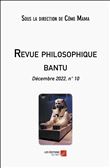 Revue Philosophique Bantu