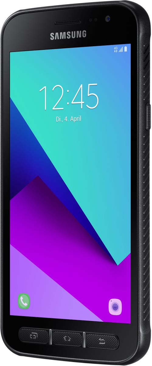 Samsung Galaxy Xcover 4 - 4G smartphone - RAM 2 Go / Mémoire interne 16 Go - microSD slot - Écran LCD - 5"" - 1280 x 720 pixels - rear camera 13 MP - front camera 5 MP - noir État correct - Samsung reconditionné disponible sur Fnac