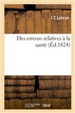 Des erreurs relatives à la santé