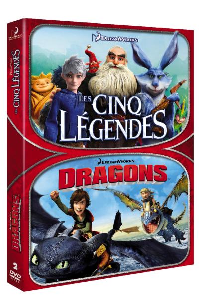 Les cinq légendes - Dragons Coffret 2 DVD