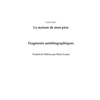 La maison de mon père