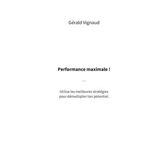 Performance maximale !