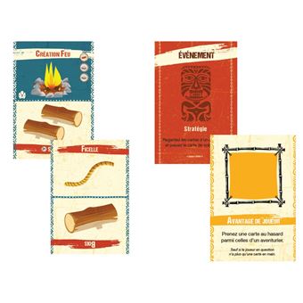 Koh-Lanta - Jeu de cartes - Le défi des aventuriers