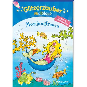 GLITZERZAUBER MALBLOCK-MEERJUNGFRAUEN