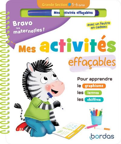 Bravo les maternelles - Mes activités effaçables - Grande section - Patrick Morize - relié