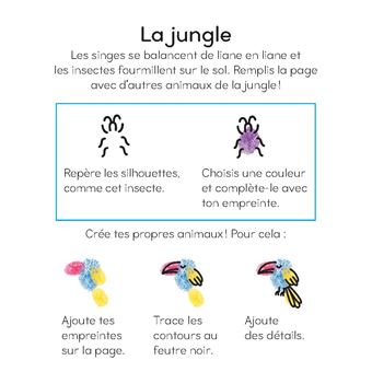 Je peins avec mes doigts - animaux