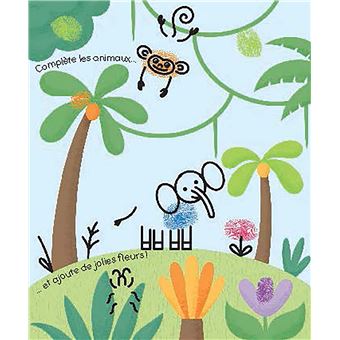 Je peins avec mes doigts - animaux