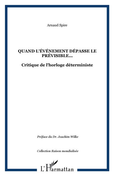 Quand l'événement dépasse le prévisible