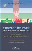 Justice et paix en République centrafricaine