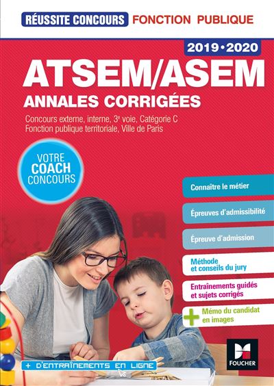 Atsem asem sujets inedits et annales corrigees 2019-2020