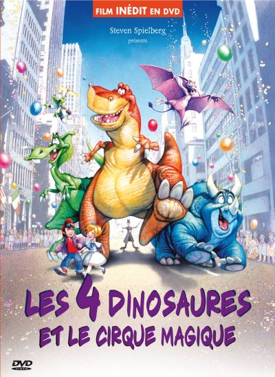 Les Quatre Dinosaures et le Cirque magique DVD - DVD Zone 2 - Ralph Zondag  - Phil Nibbelink - Simon Wells - Dick Zondag - John Goodman - Rhea Perlman  tous les DVD à la Fnac