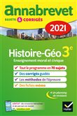 Annales du brevet Annabrevet 2021 Histoire-géographie EMC 3e