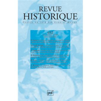Revue historique 2009