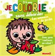 Je colorie sans déborder (2-4 ans) - Les animaux du jardin T64 - Avec gros contours en relief !