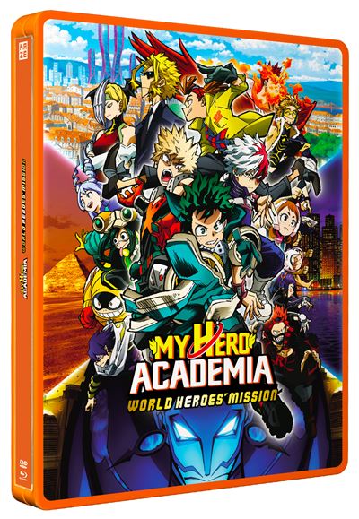 My Hero Academia : World Heroes' Mission Le Film Steelbook Combo Blu - My Hero World Heroes Mission Blu Ray