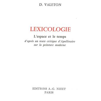 Lexicologie