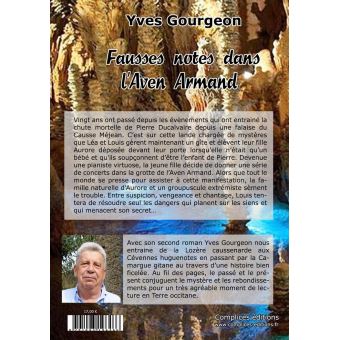 Fausses notes dans l'Aven Armand