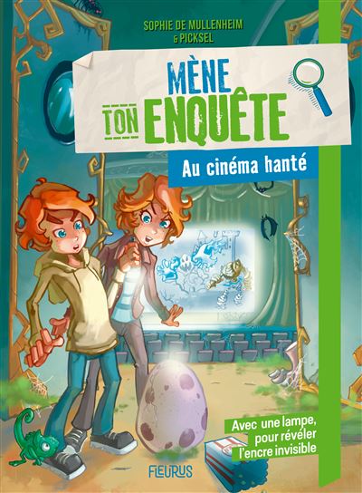 Mène ton enquête   Au cinéma hanté - Sophie De Mullenheim - broché