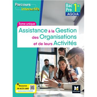 Parcours interactifs - AGOrA - 1re Bac Pro - Éd. 2025 - Livre élève