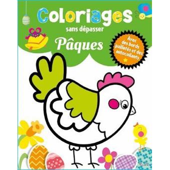Pâques Coloriages sans dépasser