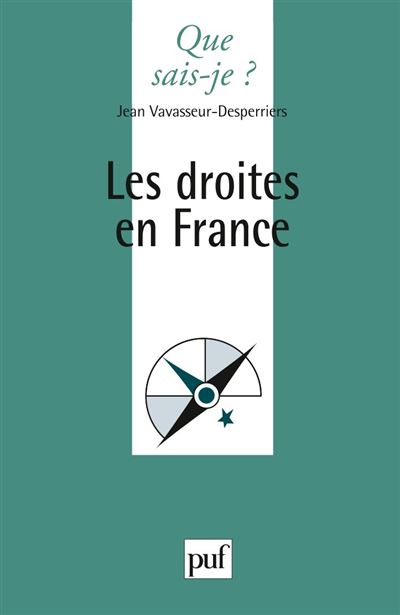 Les droites en France - Jean Vavasseur-Desperriers - Poche