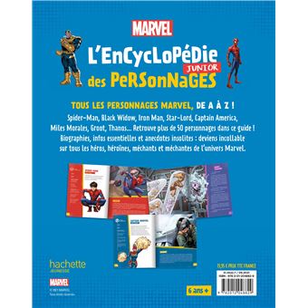 MARVEL - L'Encyclopédie Junior des Personnages - Ton Guide Ultime