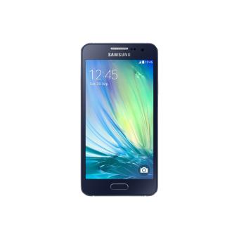 Samsung Galaxy A3 - 4G smartphone - RAM 1.5 Go / Mémoire interne 16 Go - microSD slot - écran OEL - 4.5" - 960 x 540 pixels - rear camera 8 MP - front camera 5 MP - noir minuit - 1