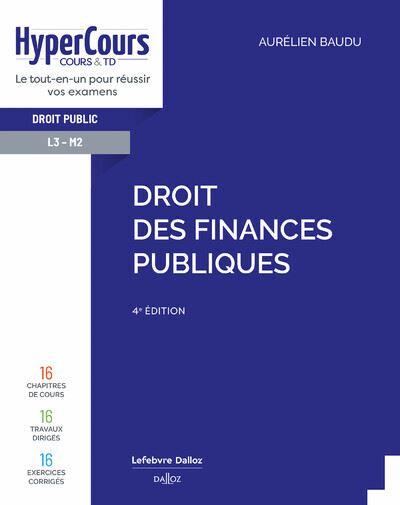 Droit Des Finances Publiques 2nde Edition Broche Aurelien Baudu Achat Livre Fnac
