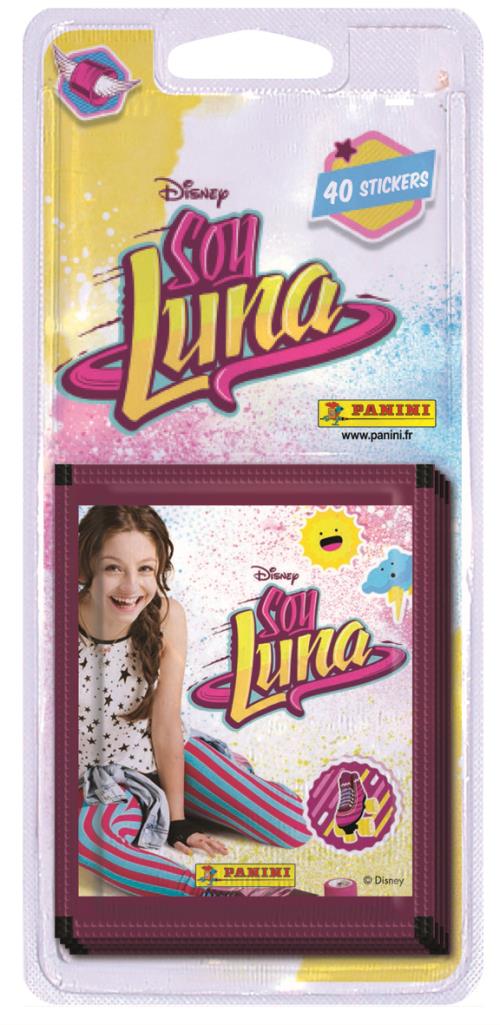 Pack 40 stickers Soy Luna Panini 8 pochettes