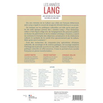 Les années Lang