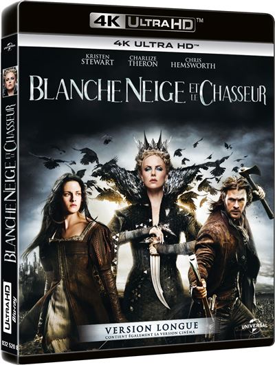 Blanche Neige et le chasseur Blu ray 4K Ultra HD