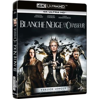 Blanche Neige et le chasseur Blu ray 4K Ultra HD Blu ray 4K