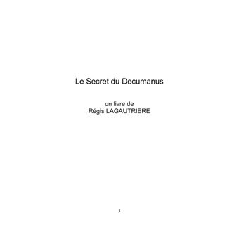 Le Secret du Decumanus