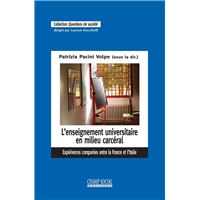 L’enseignement universitaire en milieu carcéral. Expériences comparées entre la France et l’Italie