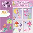 Fées, sirènes et licornes - Déco vitre