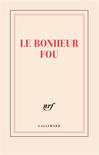 Carnet ligne le bonheur fou