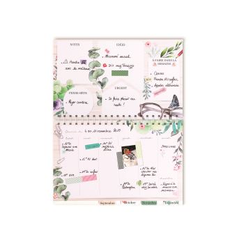 Kit Graine Créative Desk Planner Botanique Carnet et accessoires