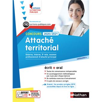 Concours Attaché territorial 2020/2021 - N40 - Catégorie A (Intégrer la Concours Attaché territorial 2020/2021 - N40 - Catégorie A (Intégrer la