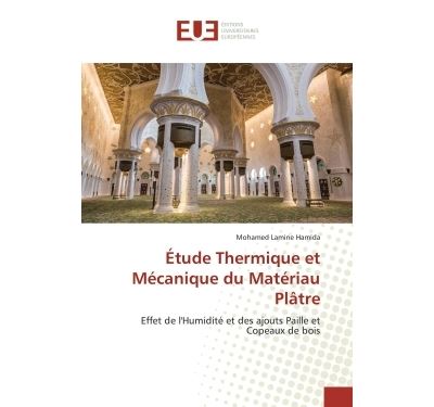 Etude thermique et mecanique du materiau platre - effet de l