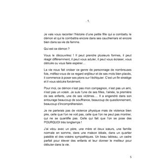 Un démon ne se soigne pas, il faut vivre avec...