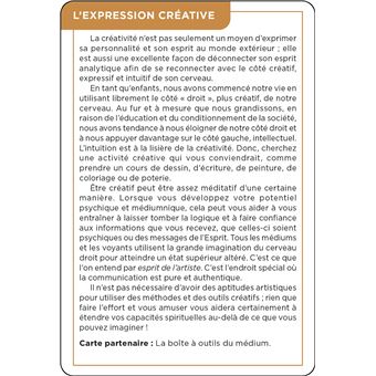 L'Oracle de la créativité - 55 cartes pour développer votre potentiel  créatif et intuitif - Boîte ou accessoire - Marguerite Lalèyê, Livre tous  les livres à la Fnac